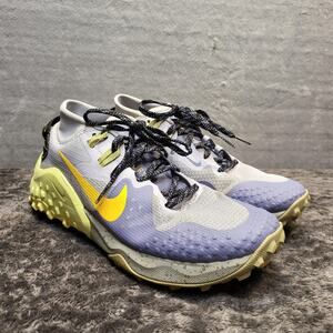 Nike Wildhorse 6 Shoes Womens Size 7 Purple Yellow Trail Running BV7099-401